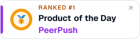 Product of the Day on PeerPush, 8 September 2026